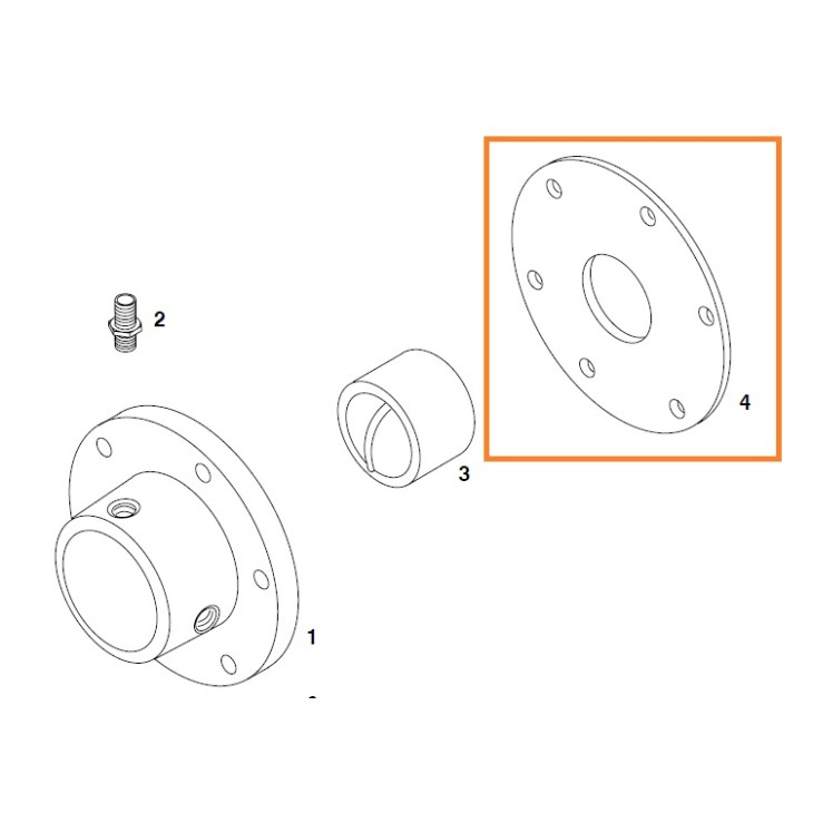Garnitura malaxor cuva Putzmeister P715 cod 210304004