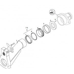 Inel de protectie, raclor  pompa Putzmeister